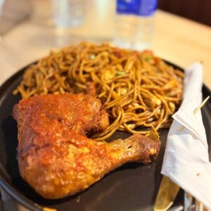 Tasty Spaghetti with some chicken